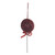 Lollipop Hanging Dec Red & White from Country Baskets