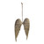 Angel Wings Hanging Dec Gold 19Cm from Country Baskets