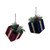 Present Box With Holly Hanging Decor 2 Assort