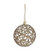 Glitter Hanging Ball Champagne 15cm