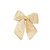 Champagne Plush Bow 16"x19" (48cm) from Country Baskets