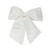 Cream Plush Bow 24"X27" (68cm)