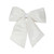 Cream Plush Bow 24"X27" (68cm) from Country Baskets