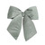 Grey Plush Bow 24"X27" (68cm)