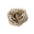 Champagne Glittered Rose with Clip - 18cm