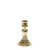 Juliet Candlestick -Electroplate Gold GlassH13cm from Country Baskets