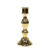 Amaya Candlestick- Electroplate Gold Glass H20cm