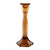 Valentia Candlestick -Mocha Coloured Glass H23cm