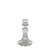 Juliet Candlestick -Clear glass H13cm