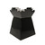 Black Living Vase Pearlised (x30)