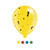Age 1 Unisex Birthday Latex Balloons pk of 8 (1/48) from Country Baskets