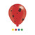 Age 8 Unisex Birthday Latex Balloons pk of 8 (1/48) from Country Baskets