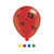 Age 13 Unisex Birthday Latex Balloons pk of 8(1/48)