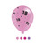 Age 18 Pink Birthday Latex Balloons pk of 8 (1/48)