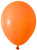 Orange Round Shape Latex Balloon - 5 inch - Pk 100