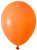 Orange Round Shape Latex Balloon - 5 inch - Pk 100 from Country Baskets