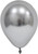 Silver Chrome Round Shape Latex Balloon - 6 inch - Pk 50