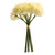 Natural Carnation Bush X 12 Cream