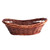 Oval Dark Brown Tray (25) UNLINED from Country Baskets