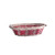 Oval  Red Two Tone  Tray