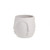 Porcelain Face Vase 13.2Cm X13.2Cm X 10.5Cm White