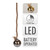 1M Rope With Smoke Grey Glass Led Ball 15cm
