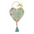 The Cottage Garden Hanging Heart Plaque With Tassel "Lovely"