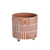 Geo Orange Plant Pot 11.5cm