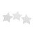 Weights Star Shape White Pk 50 from Country Baskets