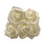 bunch, rose 5 heads ivory/ivory