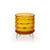 Tealightholder Saskia yellow H8 D7 cm