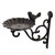 Cast Iron Wall Mounted Bird Feeder Antique Rust Brown Finish