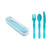 CUTLERY SET 12PC IN CASE BLUE