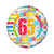 18" Unisex Happy 65th Birthday from Country Baskets