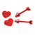 Valentines Floor Decoration from Country Baskets