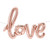 Love Balloon Rose Gold Air Fill Only