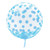 Vortex Coloured Spotted Sphere Balloon 18" Blue from Country Baskets