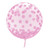 Vortex Coloured Spotted Sphere Balloon 18" Pink from Country Baskets