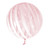 Vortex Coloured Stripe Sphere Balloon 18" Red from Country Baskets