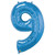 Balloon Number 9 86Cm Blue from Country Baskets