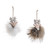 Reindeer With Fur Hanging Decor 2 Assorted Crf from Country Baskets