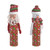 Santa & Snowman Wine Box 2Ast 52Cm