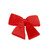 Red Plush Bow 10"x11" (28cm) from Country Baskets