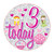 Age 3 Female Party Badge (15cm) (6)