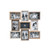 45X46Cm 9 Pcs 3D Wooden Frame from Country Baskets