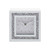 White Crystal Clock 14Cm