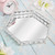 Silver Crystal Tray Hex 28Cm from Country Baskets