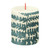 Bolsius Rustic Silhouette Candle 80 x 68 - Soft Pearl Fern