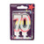 70 Double Age Candles Multicolour