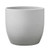 Basel Stone Ceramic Pot Light Grey